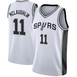 Jordan McLaughlin San Antonio Spurs Men's Swingman Jersey - Association Edition - White