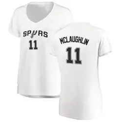 Jordan McLaughlin San Antonio Spurs Women's Fast Break Jersey - Association Edition - White