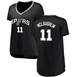 Jordan McLaughlin San Antonio Spurs Women's Fast Break Jersey - Icon Edition - Black