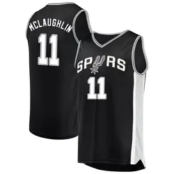 Jordan McLaughlin San Antonio Spurs Youth Fast Break Jersey - Icon Edition - Black