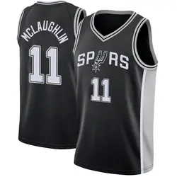 Jordan McLaughlin San Antonio Spurs Youth Swingman Jersey - Icon Edition - Black